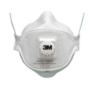Valved flat fold respirator