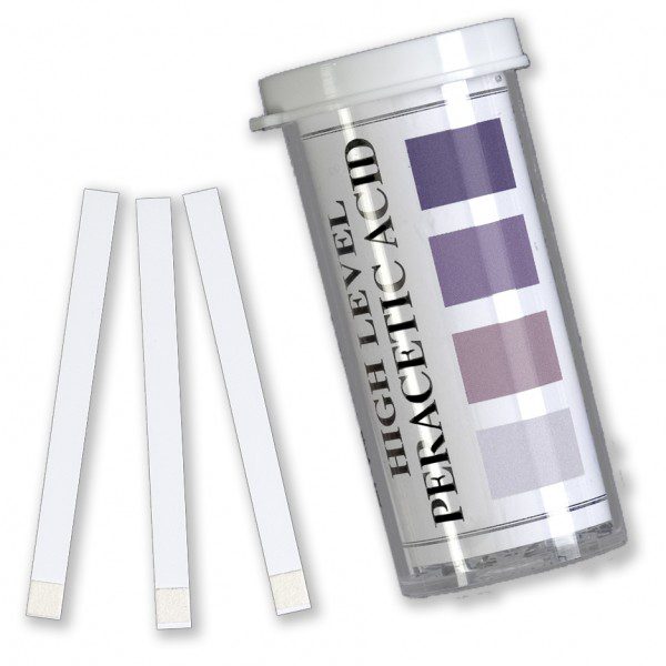 Peracetic test strips