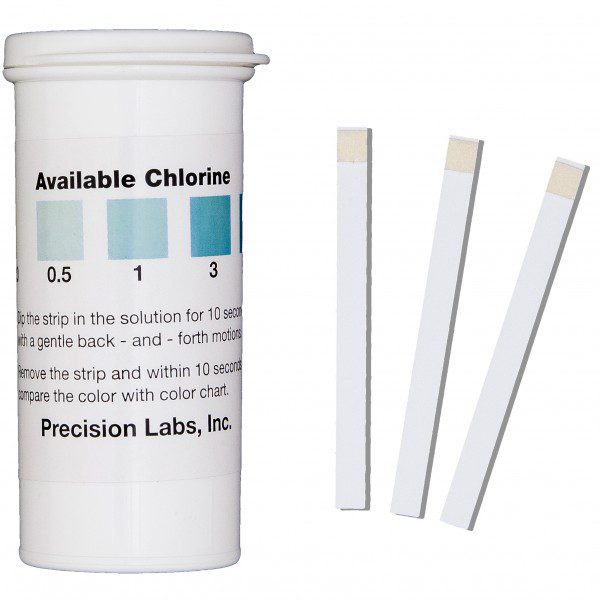 chlorine test strips Chlorine test strips